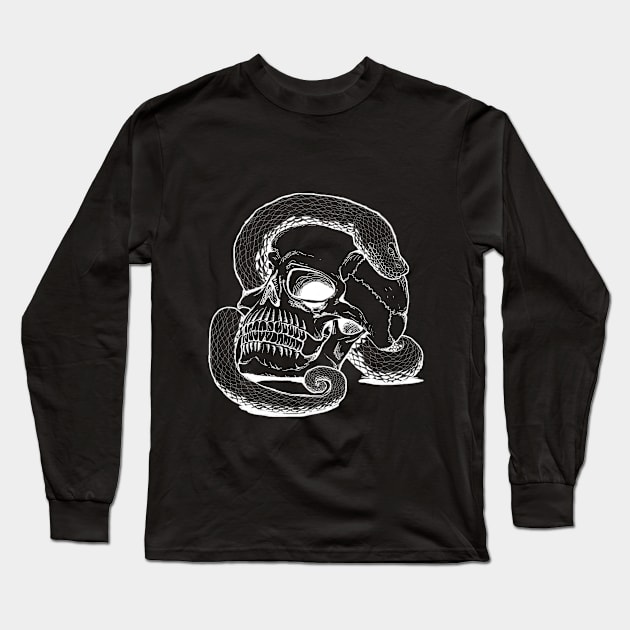 skull house Long Sleeve T-Shirt by hamadani